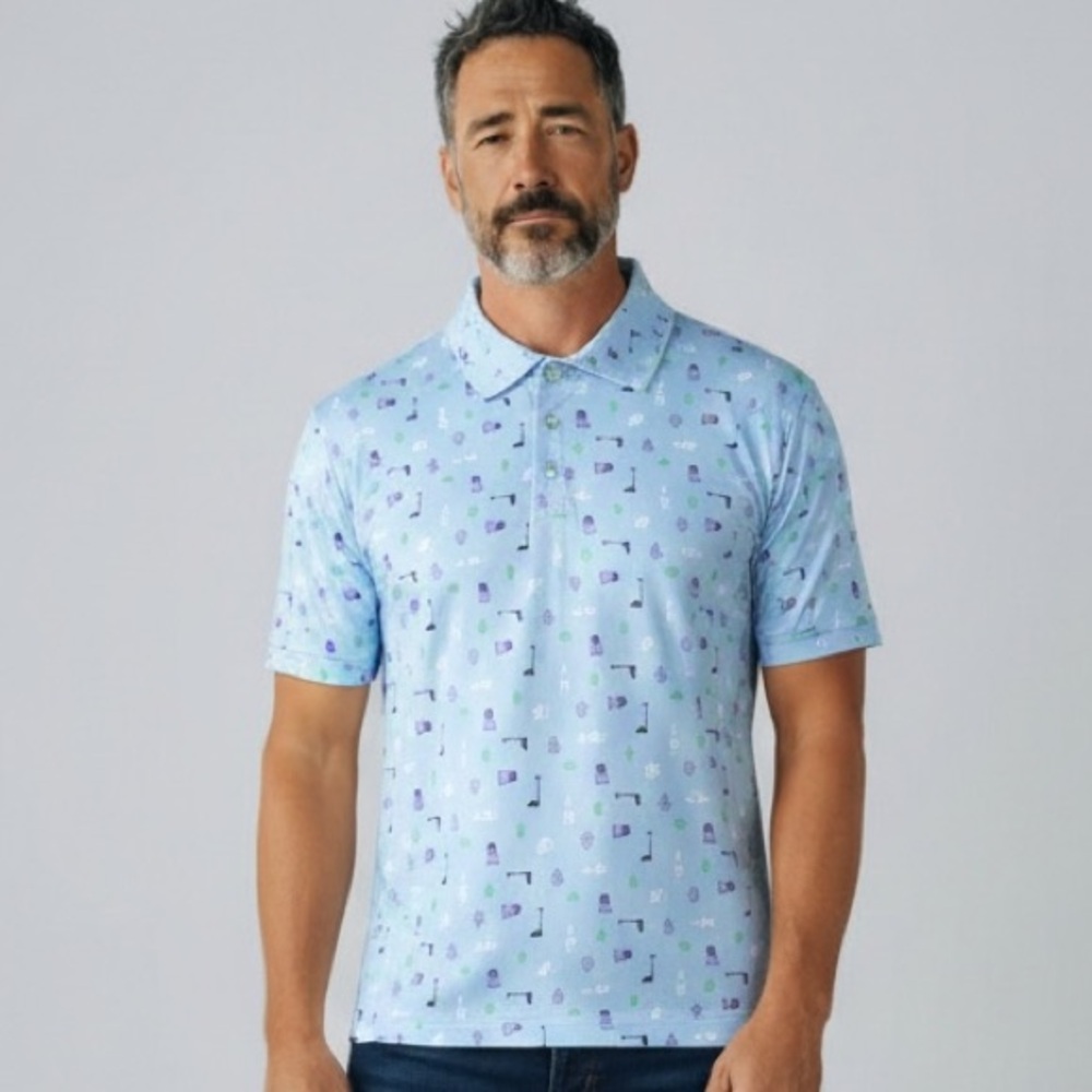 Golf Polo Moisture Wicking Shirt NEW Mens XXL Golfer Athleisure bloke core guys